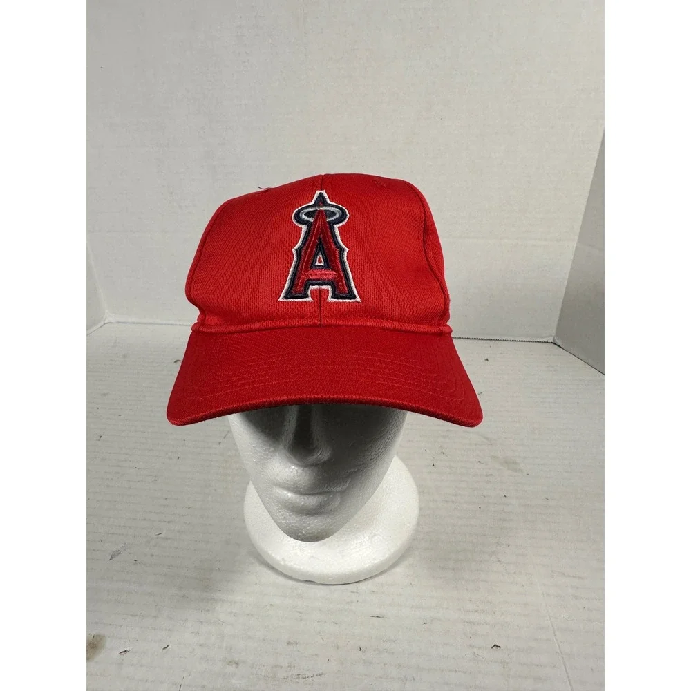 OC Sports Los Angeles Angels MLB Youth Red Baseball‎ Cap Adjustable Hat